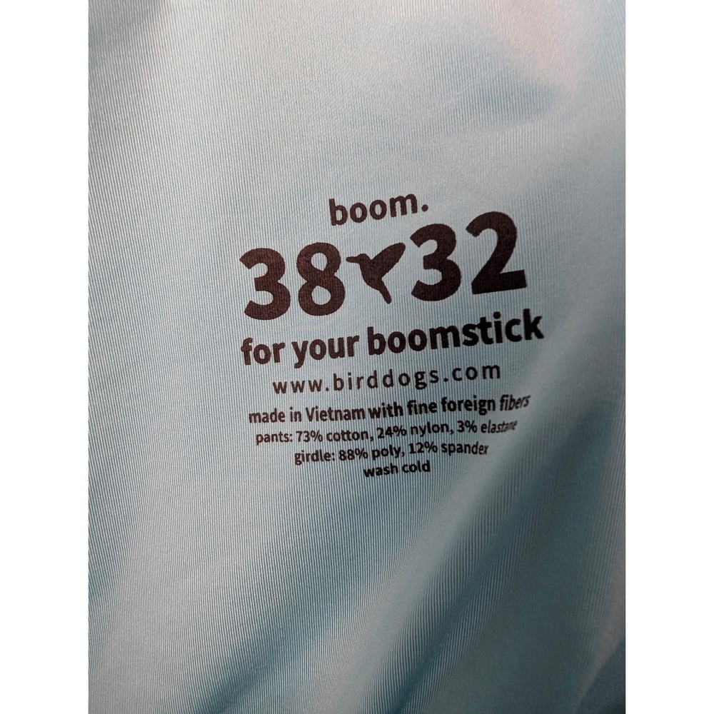 Birddogs Pants Mens 38x30 Gray‎ Performance Lined Chino Boom for your Boomstick - Picture 8 of 9